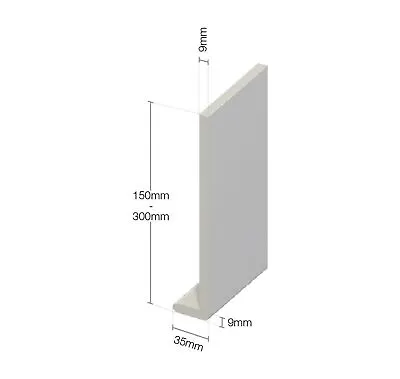 Fascia Capping Board 200mm UPVC White Rafter Fitting 5m Length • £34.40