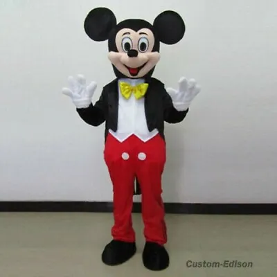 HOT Adult Suit Size Realistic MICKEY MOUSE Mascot Costume • $96