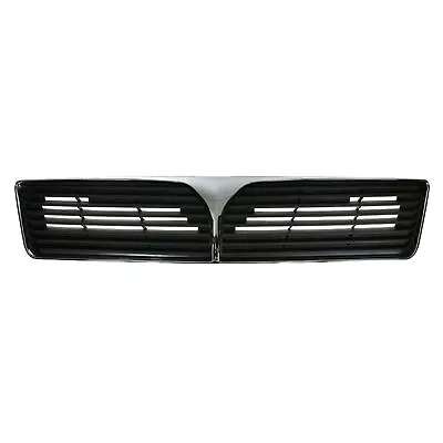 For 02-03 Mitsubishi Lancer Sedan Upper Chrome & Black Front End Grill Grille • $97.60