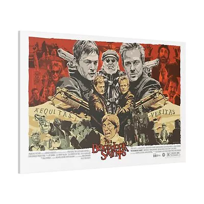 The Boondock Saints Graphic Novel Movie Poster Custom Canvas Wall Print  • $62.99