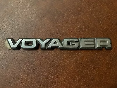 Chrysler Voyager Emblem/Name Script Badge 2000s Logo OEM Original Vintage • $29.99