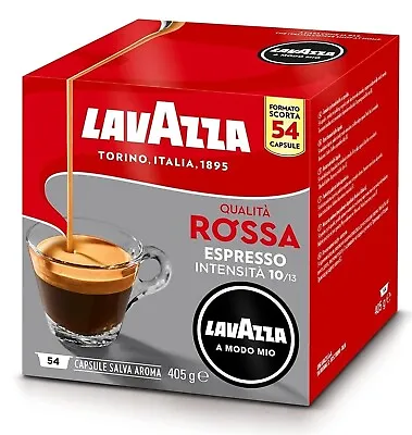 Lavazza A Modo Mio Qualità Rossa Coffee Capsules - 54 Pods • $48.75
