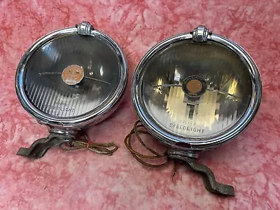 Nice Pair 1930's  Trippe Speedlight Accessory  Headlights Hot Rat Rod Lowrider • $499.50