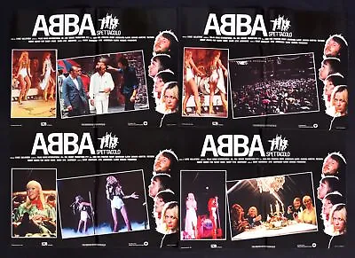 Fotobusta Abba Show 1978 Hallström Fältskog Ulvaeus Andersson F66 • $326.22