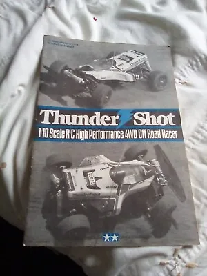 Tamiya Thundershot Manual 1987 • £24