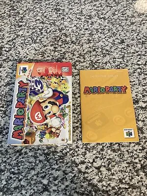 Mario Party (Nintendo 64 | N64) Authentic BOX And Manual ONLY 👀 • $74.99