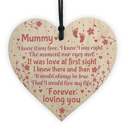 Best Mummy Gifts Heart Mummy Birthday Card New Mummy Gifts Baby Gifts Keepsake • £3.99