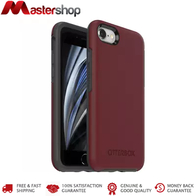 $58.95 • Buy OtterBox Symmetry Case IPhone SE 2022 / SE 2020 / 8 / 7 - Fine Port Red