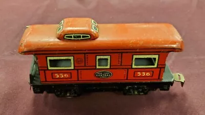 Marx - Pre War - Caboose 556 - New York Central Lines - Red • $15
