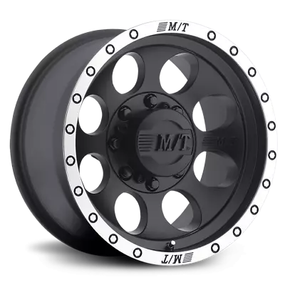 For Classic Baja Lock 17X9 With 5X5.50 Bolt Pattern 4.500 Back Space Matte Black • $299.94