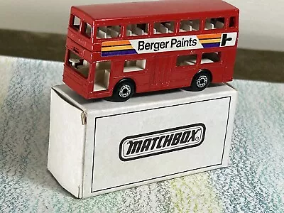 Matchbox Lesney # 17 Superfast The Londoner Bus VNMint + Box Berger Paints • £14.75