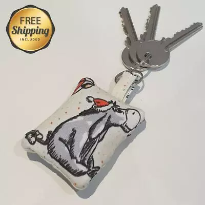 Handmade Winnie The Pooh Keyring Eeyore Keyring Christmas Keyring • £6.50