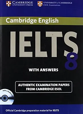 Cambridge Ielts 8 Book With Answers And Audio Cds (2)): Official • £6.19