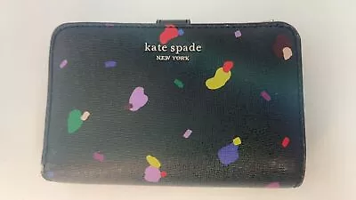 Kate Spade New York Women's Leather Folding Wallet 9.5 X 14cm / 3.7 X 5.5 Inch • $78.76