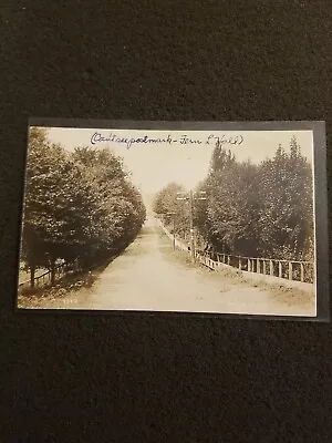 Memphis Michigan Country Roads Pesha RPPC Vintage Postcard • $27.99