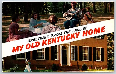 Postcard Greetings From The Land Of My Old Kentucky Home Kentucky Unposted • $4.50