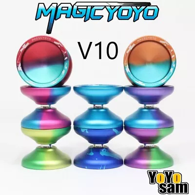 MAGICYOYO V10 Yo-Yo - Unesponsive Beginner Metal Fingerspin YoYo • $17.99