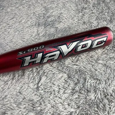 Easton Baseball Bat Havoc Sc900 31  2 1/4  Extended Barrel 18oz Red Made In USA • $24.97