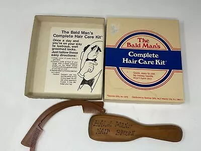 Novelty Prank Vtg The Bald Mans Complete Hair Kit 1979 Spencer Gag Gifts A90 • $13.89