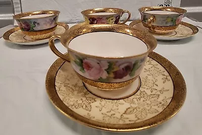 Noritake Japanese Vintage Hand Painted Tea Set Rare 13pcs Beautiful Details  • $299