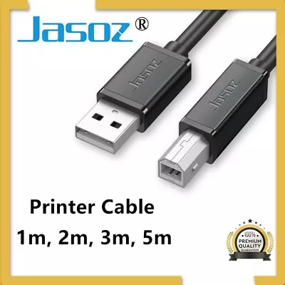 $5.10 • Buy JASOZ USB 2.0 Type A Male To B Printer Cable For HP Canon Dell Brother Epson AU