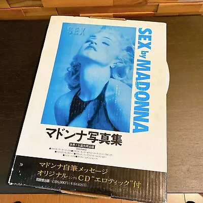SEX By MADONNA PHOTO BOOK 1992 Sealed Unopened Japanese Rare Art Works With CD • $26