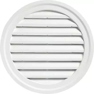 Ply  22  Round White Gable Attic Vent RDGV AW Ply  RDGV AW 099114706663 Vinyl • $95.95