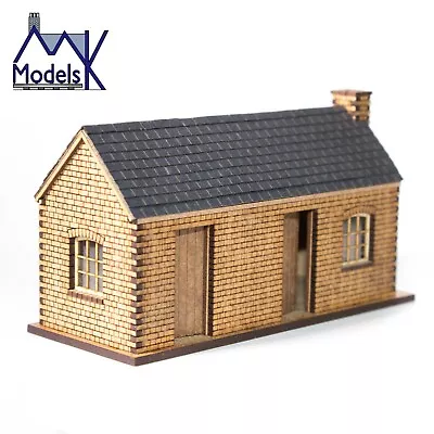 Model Railway Lineside Building - 00 Gauge/4mm MDF Laser Cut Permanent Way Hut • £14.99