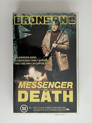 Messenger Of Death [VHS] RCA Columbia Video Big Box Ex-Rental Tape 1988 Bronson • $9.62