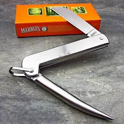 Marble's All Stainless Sailor's Marlin Spike Boat Riggers Folding Pocket Knife • $3.25