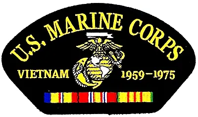 U.s. Marine Corps Vietnam 1959-1975  Military Veteran Iron On Patch Ee-184 • $5.99