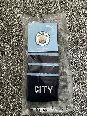 MANCHESTER CITY Kids PUMA SOCKS SHOE SIZE 12-2 ….…………. BNWT • £8.99