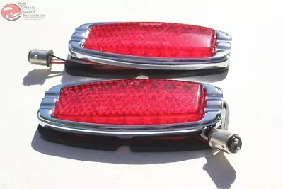 41-48 Chevy Flush Fit Flat Body Mount LED Tail Lights Custom Truck Hot Rat Rod • $137.05