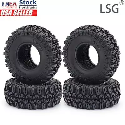 LSG 58MM All Terrain Soft Rubber Tires For RC 1/18 TRX4-M 1/24 Axial SCX24 AX24 • $12.34