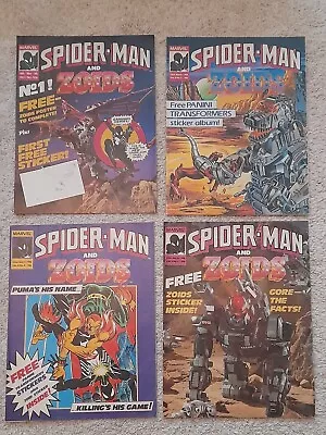 Zoids & Spider-Man UK Magazine Comic Collection 1 - 51 & 4 Specials (41 Missing) • £130