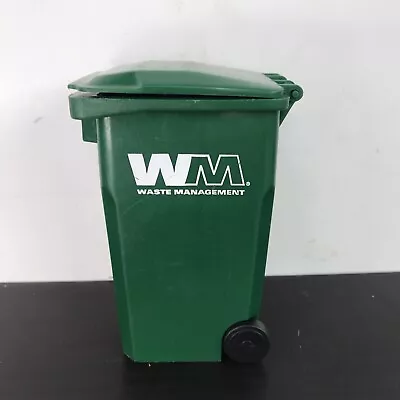 GARBAGE TRUCK MINI BIN TOTER WASTE MANAGEMENT GREAT FOR PEN HOLDER 5” Tall • $25