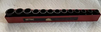 Mac Tools 13 Pc 1/2” Drive Metric Impact Socket Set W/Tray • $210