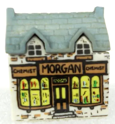 Wade Of England Whimsey On Why Morgan's The Chemist Porcelain Miniature Building • $26.60