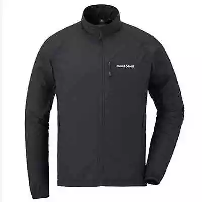 NWT Montbell Light Shell Black Full Zip Jacket Size Large • $79