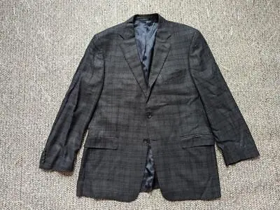 VERSACE Blazer BAMBOO Charcoal Black 44R Sportscoat Jacket • $89.95