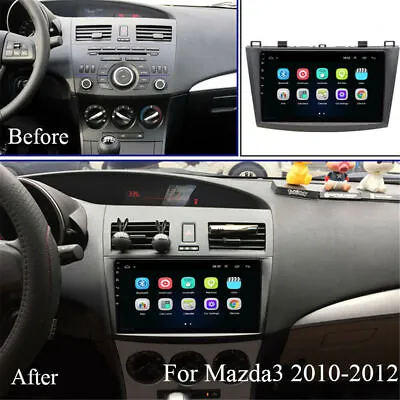 For Mazda 3 2010-2013 Android 12 Car Radio Stereo CarPlay Navigation Auto Radio • $108.99