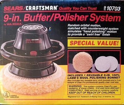 $13 • Buy Sears Craftsman 9  Buffer Polisher System Model 910703