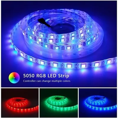 RGB 5050 Flexible Led Strip Lights SMD 12V DC • $4.99