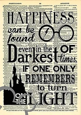 £4 • Buy Harry Potter Dictionary Art Quote  Print, A4, Poster, Picture, Gift