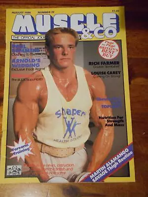 MUSCLE & CO Bodybuilding Fitness Magazine PAUL SUMMERS 8-86 (UK) • $15