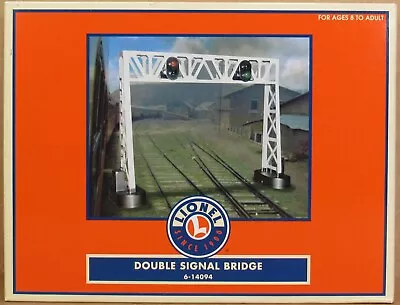 Lionel 14094 Double Track Signal Bridge (Silver) O-Gauge NOS • $49.99