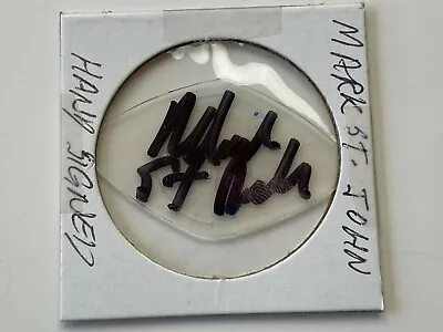 KISS Band Guitar Pick Mark St. John SIGNED Autograph #2 Clear Diamond Shaped • $139