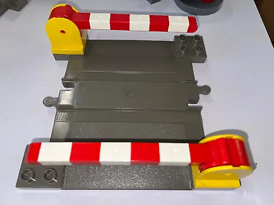 Lego Duplo Train Track One Level Crossing (Yellow OR Black Booms) • $35