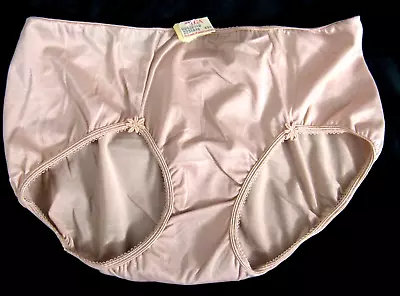 Vintage Olga NWT Bodysilk Halfpant Antron Nylon Briefs Panties Nude Beige Size M • $29