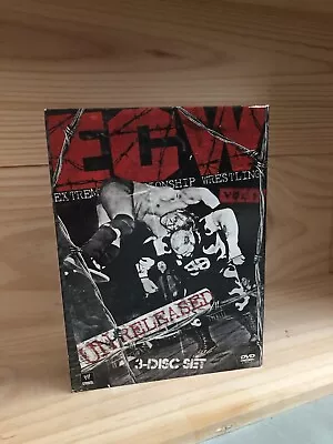 ECW Unreleased Vol. 1 - DVD 3 Disc Set 2012 World Wrestling Entertainment • $8.99
